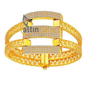 Kelepçe Hasır Altın Bilezik - ds000168