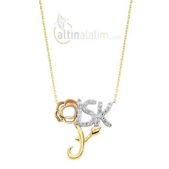 Aşk Altın Kolye - tg001186