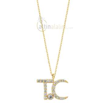 Türkiye Cumhuriyeti Altın Kolye - tg001283