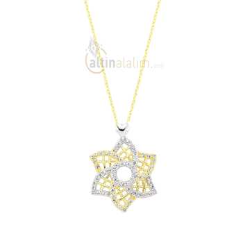 Kar Tanesi Altın Kolye - tg001286