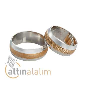 Özel Altın Çift Alyans - sa0507