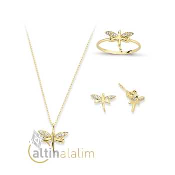 Yusufçuklu 3 lü Mini Altın Set - kk03017