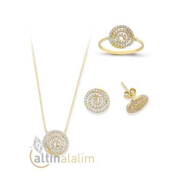 Lava 3 lü Mini Altın Set -14 Ayar- kk03018