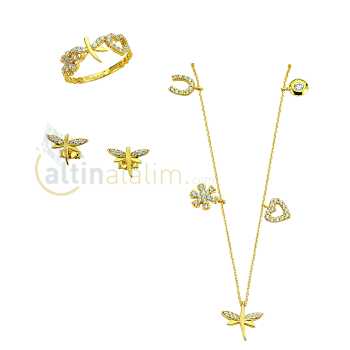 14 Ayar 3 lü Yusufçuk Set - kk03004