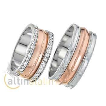 Favori Gold Özel Çift Alyans - fav11508