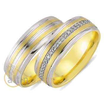 Favori Gold Özel Çift Alyans - fav11546