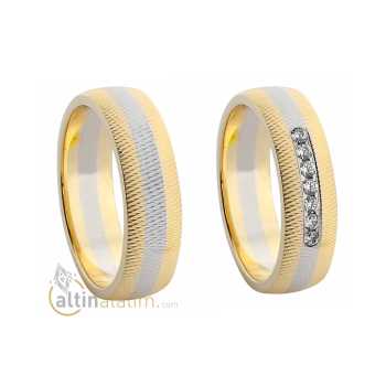 Favori Gold Özel Çift Alyans - fav07632