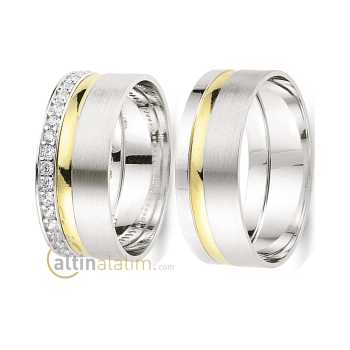 Favori Gold Özel Çift Alyans - fav07654