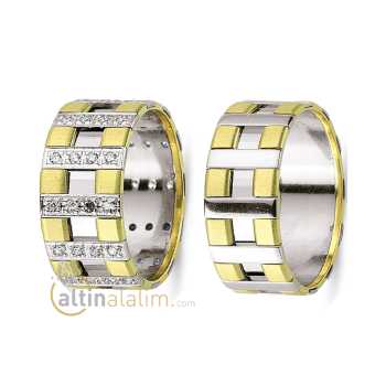 Favori Gold Özel Çift Alyans - fav07660