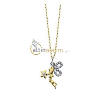 Altın Melek Kolye - kk01253