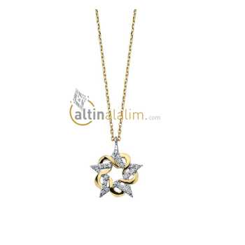 Altın Yıldız Kolye - kk01254