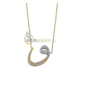 Altın Vav Kolye - kk01261