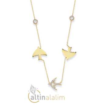 Altın Martı Kolye - kk01559