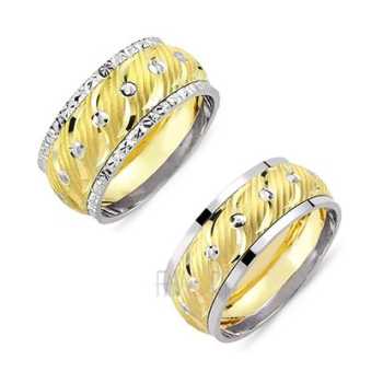 Favori Gold Özel Çift Alyans - fav07600