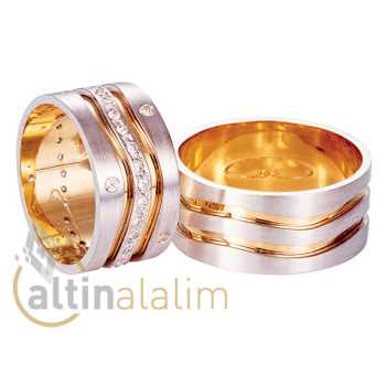 Altın Çift Alyans Modeli - sa0016