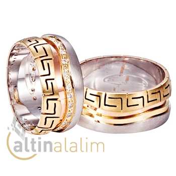 Altın Çift Alyans Modeli - sa0024