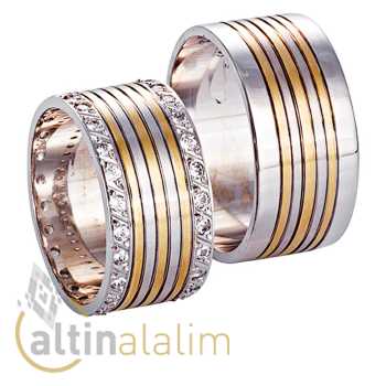 Altın Çift Alyans Modeli - sa0060