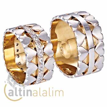 Altın Çift Alyans Modeli - sa0115