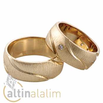 Altın Çift Alyans Modeli - sa0213