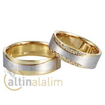 Altın Çift Alyans Modeli - sa0309